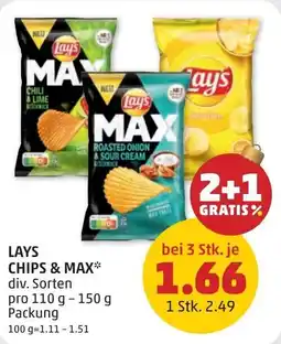 PENNY Lays chips & max Angebot