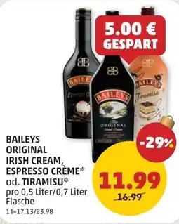 PENNY Baileys original irish cream, espresso crème od. tiramisu Angebot