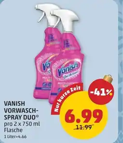 PENNY Vanish vorwasch spray duo Angebot