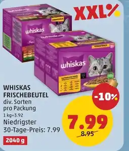 PENNY Whiskas frischebeutel Angebot
