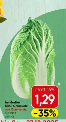 Spar SPAR Chinakohl Angebot