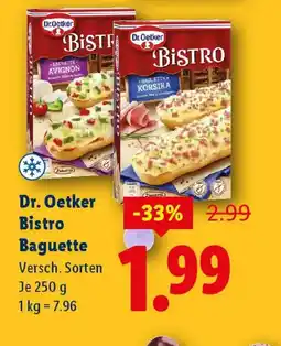 Lidl Dr. Oetker Bistro Baguette Angebot