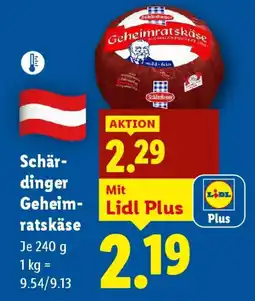 Lidl Schärdinger Geheimratskäse Angebot
