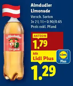 Lidl Almdudler Limonade Angebot
