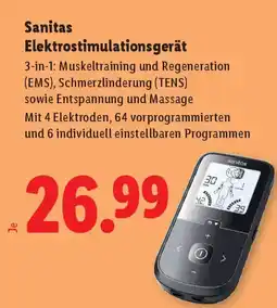 Lidl Sanitas Elektrostimulationsgerät Angebot