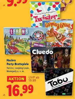 Lidl Hasbro Party-Brettspiele Angebot