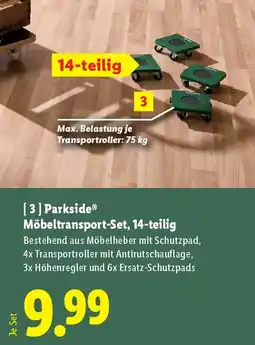 Lidl Parkside Möbeltransport-Set Angebot