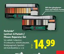Lidl Parkside Laminat- & Parkett-/ Fliesen-Reparatur-Set Angebot
