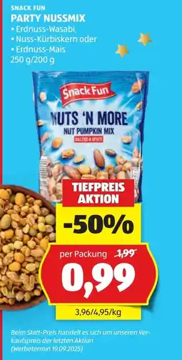 Hofer Snack fun party nussmix Angebot