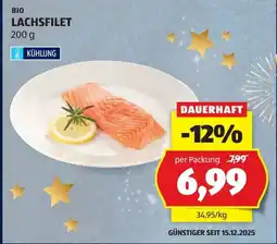 Hofer Bio lachsfilet Angebot