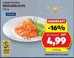 Hofer Almare seafood räucherlachs Angebot