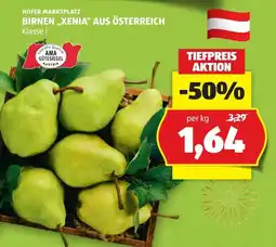 Hofer Hofer marktplatz birnen xenia aus österreich Angebot