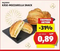 Hofer Backbox käse-mozzarella snack Angebot