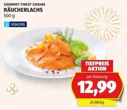 Hofer Gourmet finest cuisine räucherlachs Angebot