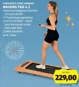 Hofer Christopeit sport germany walking pad 4.2 Angebot