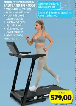 Hofer Christopeit sport germany laufband tm 4000s Angebot