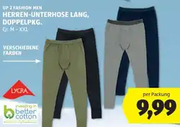 Hofer Herren-unterhose lang, doppelpkg. Angebot