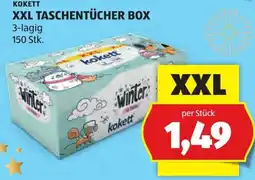 Hofer Kokett xxl taschentücher box Angebot