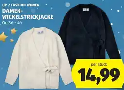Hofer Damen- wickelstrickjacke Angebot