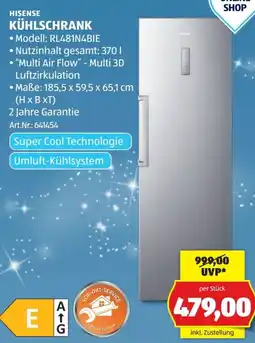 Hofer Hisense kühlschrank Angebot
