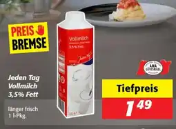 Nah&Frisch Jeden Tag Vollmilch Angebot