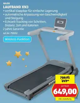 Hofer Nilox laufband xn3 Angebot
