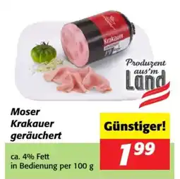 Nah&Frisch Moser Krakauer geräuchert Angebot