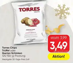 SPAR Gourmet Torres Chips Trüffel oder Iberian Schinken Angebot