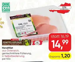 SPAR Gourmet Hendlfilet Angebot