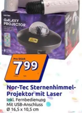 Nor-Tec Sternenhimmel- Projektor mit Laser