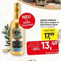 SPAR Gourmet Despar premium olio extra vergine di oliva riviera ligure Angebot