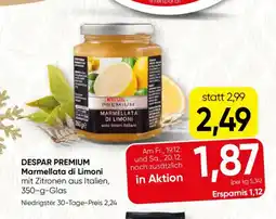 SPAR Gourmet DESPAR PREMIUM Marmellata di Limoni Angebot