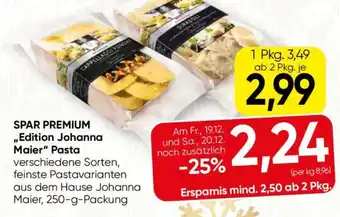 Spar premium edition johanna maier pasta