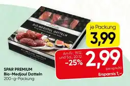 SPAR Gourmet Spar premium bio-medjoul datteln Angebot