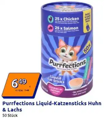 Purrfections Liquid-Katzensticks Huhn & Lachs