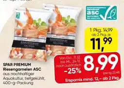 SPAR Gourmet Spar premium riesengarnelen asc Angebot
