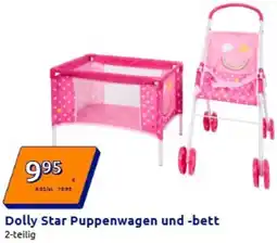 Action Dolly Star Puppenwagen und -bett Angebot