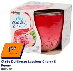Action Glade Duftkerze Luscious Cherry & Peony Angebot