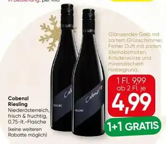 SPAR Gourmet Cobenzl Riesling Angebot