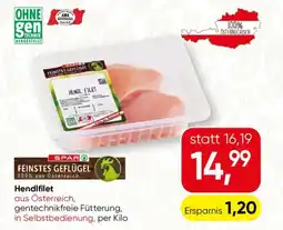 SPAR Gourmet Hendlfilet Angebot