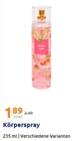 Action Körperspray Angebot