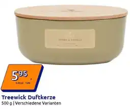 Action Treewick Duftkerze Angebot