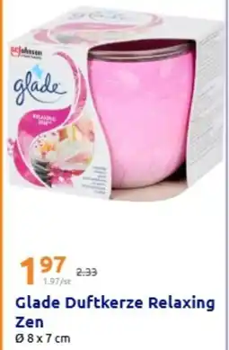 Action Glade Duftkerze Relaxing Weiss Angebot