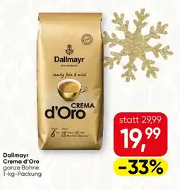 SPAR Gourmet Dallmayr Crema d'Oro ganze Bohne Angebot