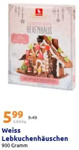 Action Weiss Lebkuchenhäuschen Angebot
