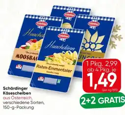 SPAR Gourmet Schärdinger Käsescheiben aus Österreich Angebot