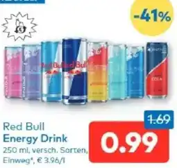 T&G Red Bull Energy Drink Angebot