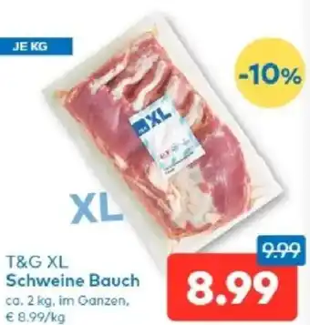 T&G T&G XL Schweine Bauch Angebot