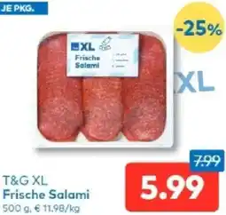 T&G T&G XL Frische Salami Angebot