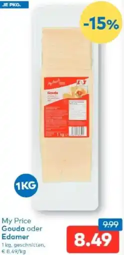T&G My Price Gouda oder Edamer Angebot